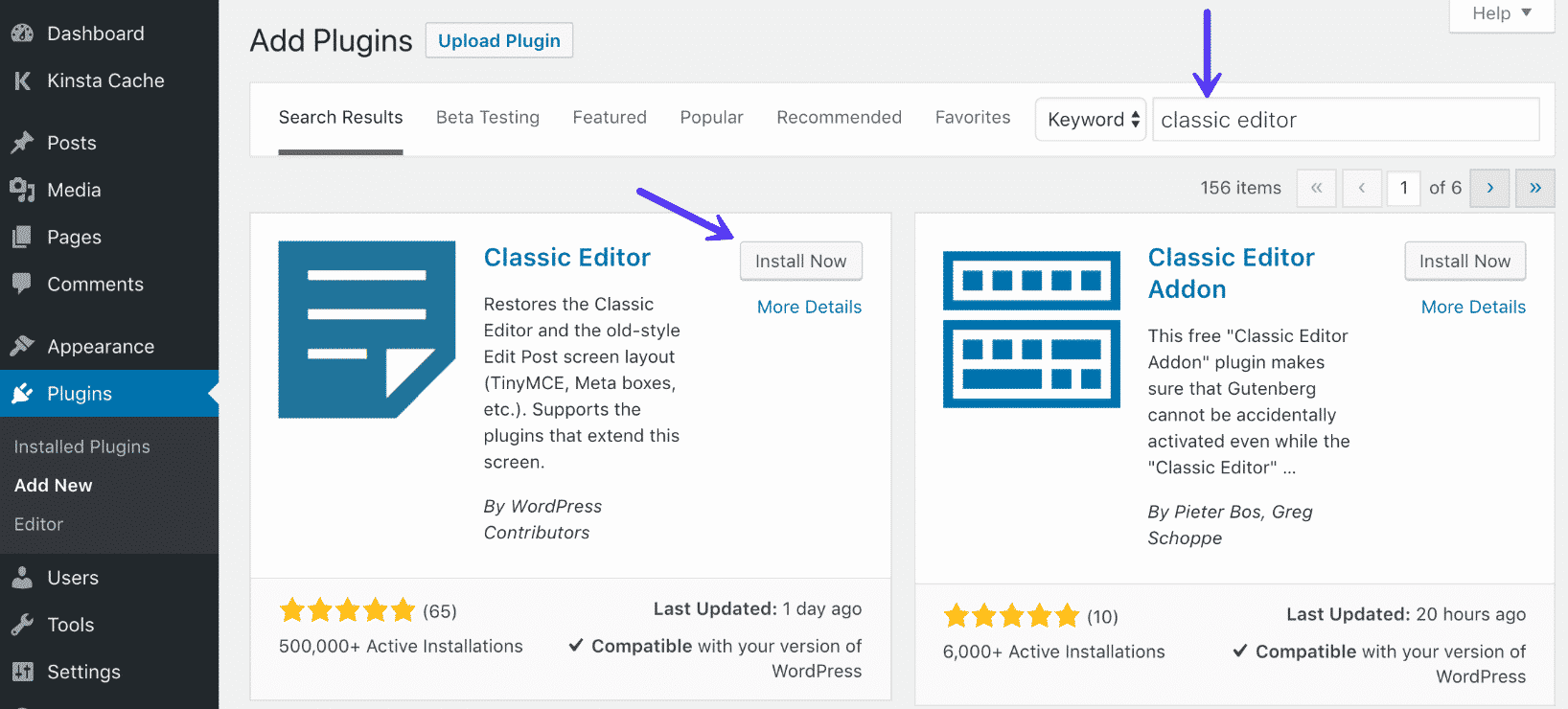 installer-plugin-wordpress-classic-editor